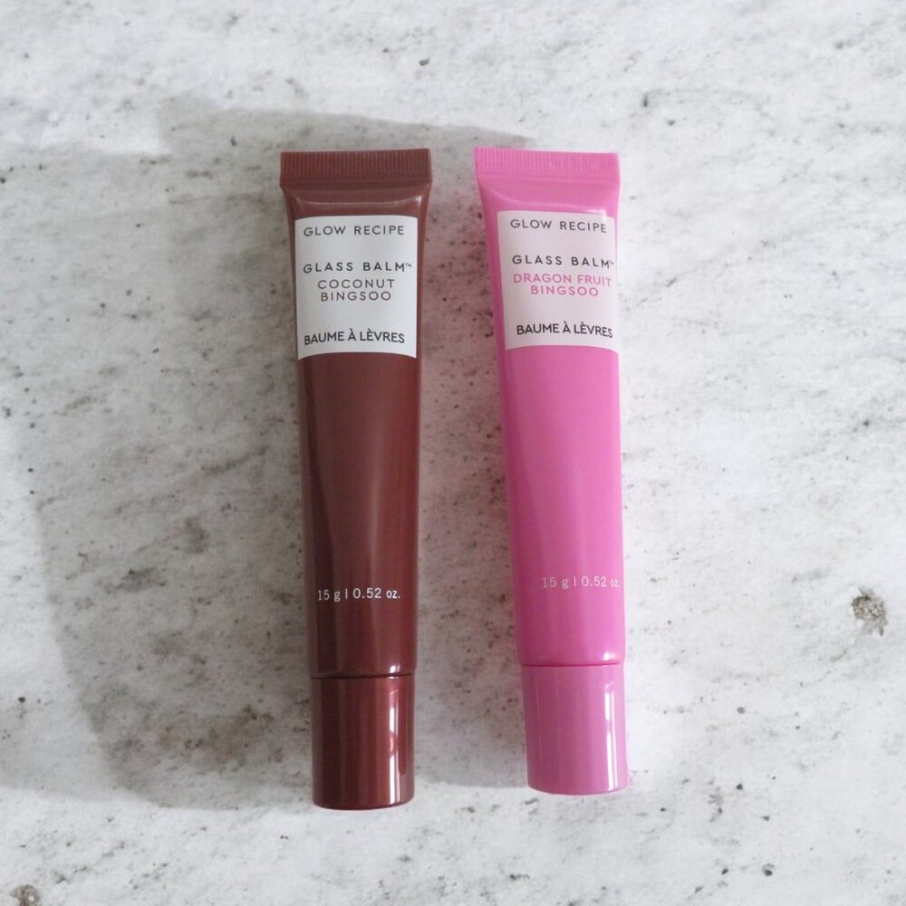 Glow Recipe - Glass Balm Lip Treatment - Coconut & Dragon Fruit Bingsoo, NWT